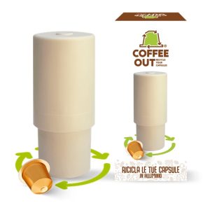 COFFEE OUT Reciclador De Cápsulas Nespresso® Aluminio – Crema