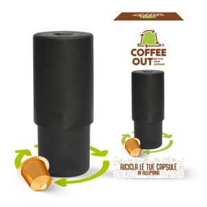 COFFEE OUT Reciclador De Cápsulas Nespresso® Aluminio – Antracita