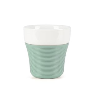 VASO De PORCELANA CON PROTECCIÓN TÉRMICA 150ml – Verde Agua