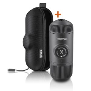 Cafetera Espresso Portátil NANOPRESSO WACACO® Con Estuche – Negro